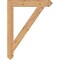 Ekena Millwork Traditional Arts & Crafts Smooth Bracket, Western Red Cedar, 3 1/2"W x 26"D x 34"H BKT04X26X34TRA03SWR - alternate 3